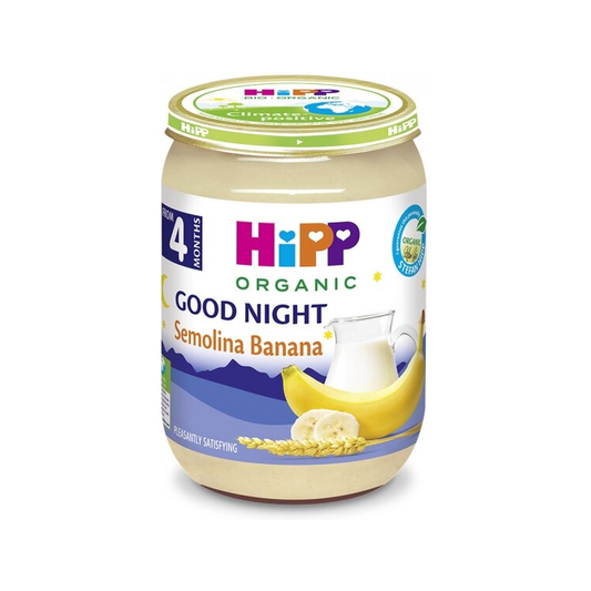 HiPP Semolina with Bananas Milk Puree 190 g - Organic Shop USA
