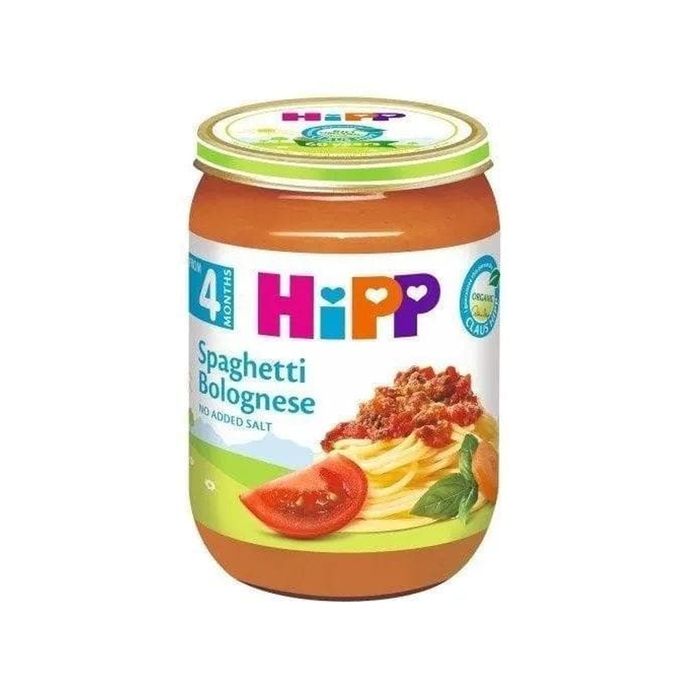 HiPP Spaghetti Bolognese Puree 190 g - Organic Shop USA