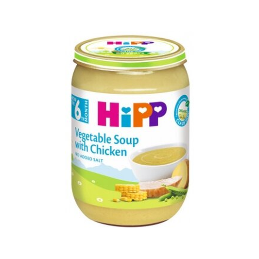 HiPP Vegetable Soup with Chicken 190 g - Organic Shop USA