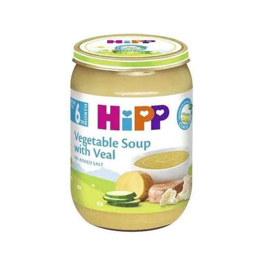 HiPP Vegetable Soup with Veal 190 g - Organic Shop USA