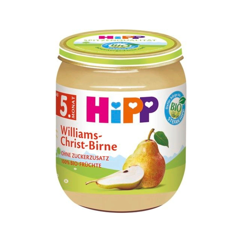 HiPP Williams Christ Pear Puree 125 g - Organic Shop USA