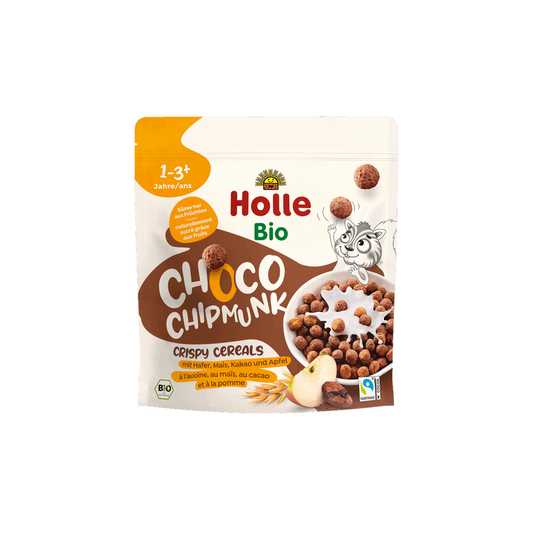 Holle Choco Chipmunk – Crispy Cereals 125 g - Organic Shop USA