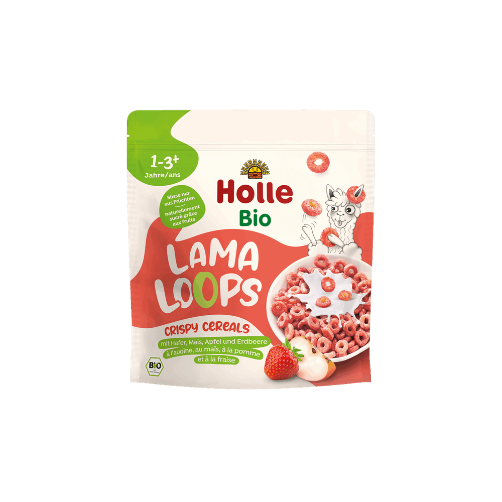 Holle Lama Loops – Crispy Cereals 125 g - Organic Shop USA