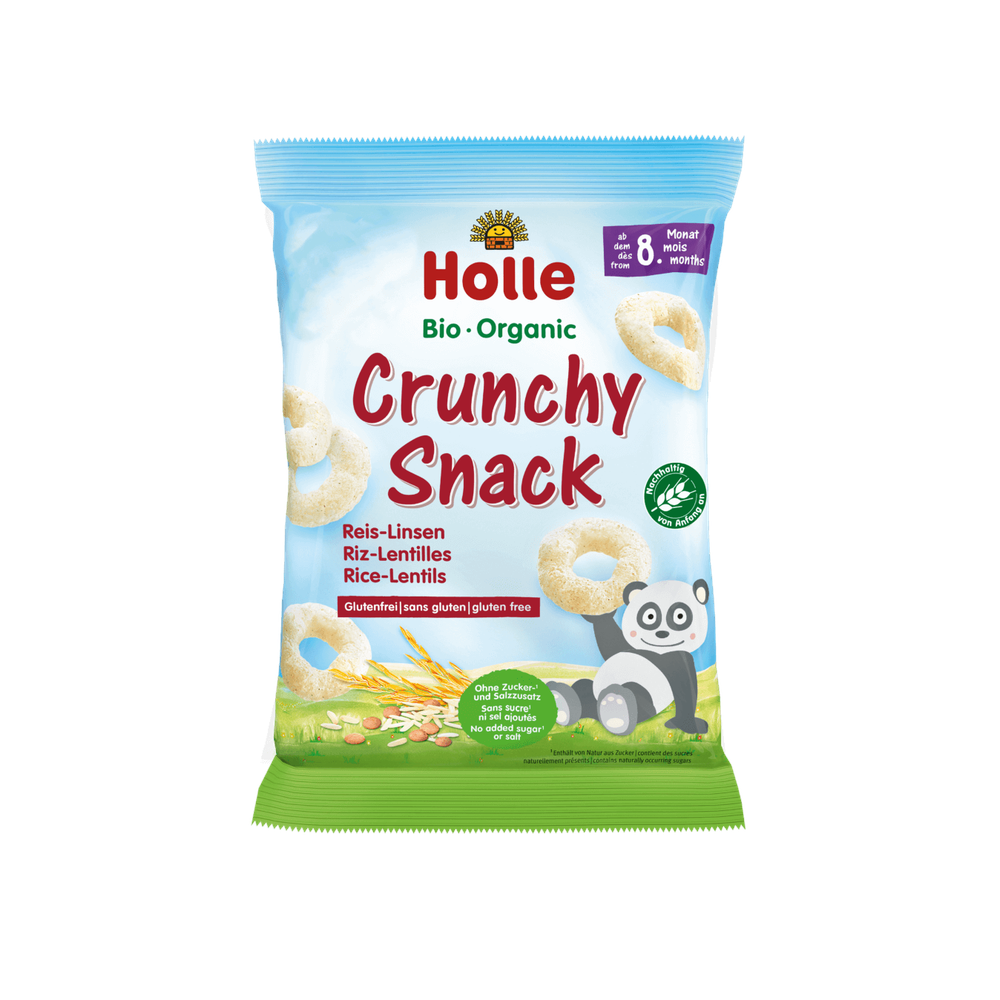 Holle Organic Crunchy Snack Rice-Lentils 25 g - Organic Shop USA