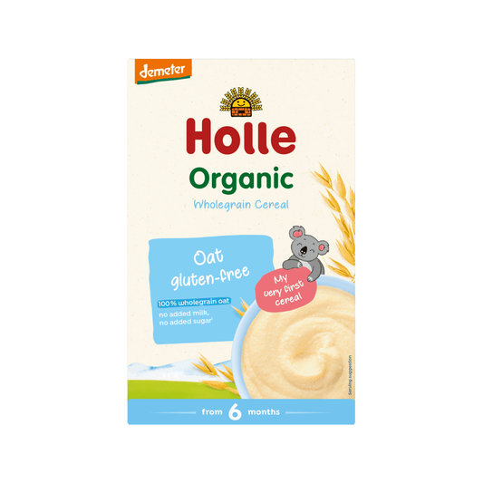 Holle Organic Wholegrain Oats Gluten-Free Porridge 250 g - Organic Shop USA