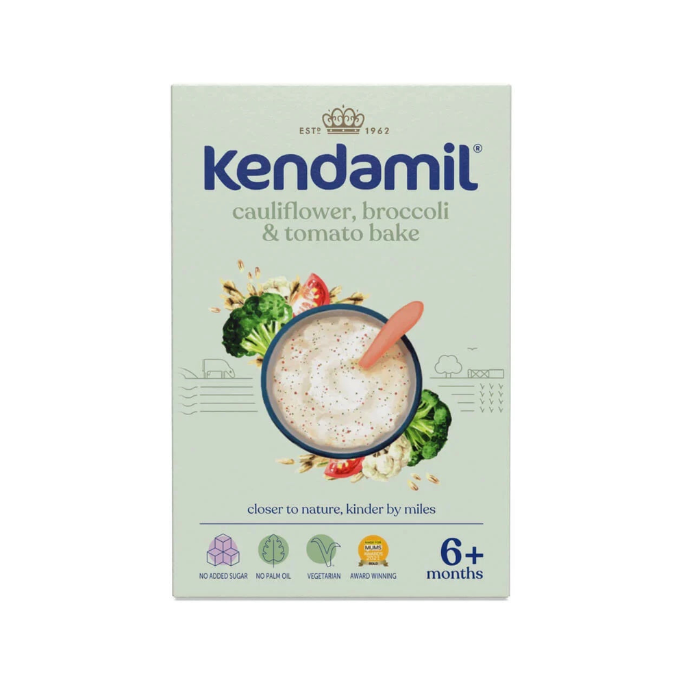 Kendamil Milk Porridge with Broccoli, Cauliflower and Tomatoes 150 g - Organic Shop USA