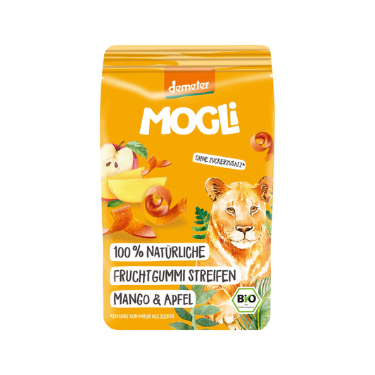 Mogli Organic Fruit Stripes Mango & Apple 25 g - Organic Shop USA