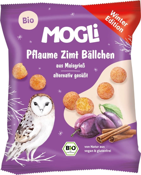 Mogli Organic Plum Cinnamon Balls 30 g