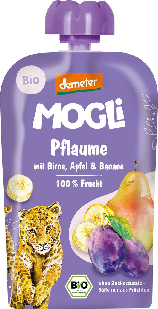 Mogli Organic Pouch Plum Pear 120 g