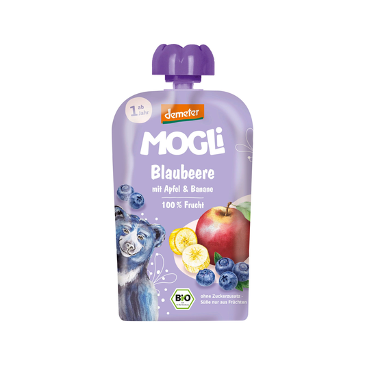 Mogli Organic Pouch Blueberry Banana 120 g - Organic Shop USA
