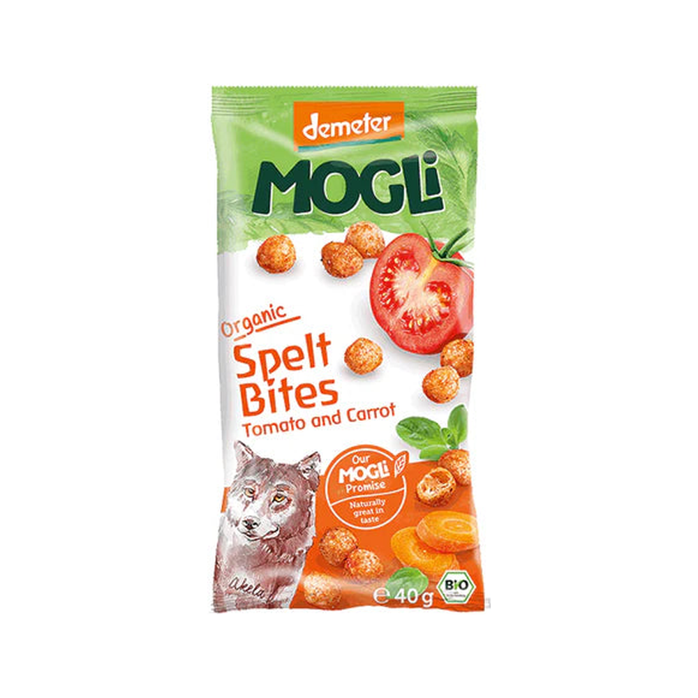 Mogli Organic Spelt Bites Tomato & Carrot 40 g - Organic Shop USA