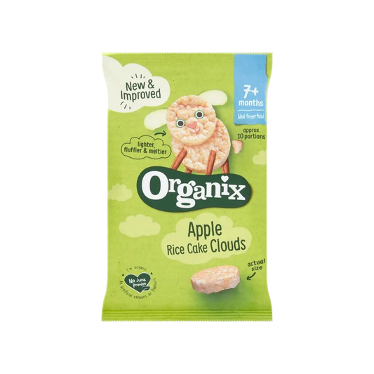Organix Apple Rice Cake Clouds 40 g - Organic Shop USA