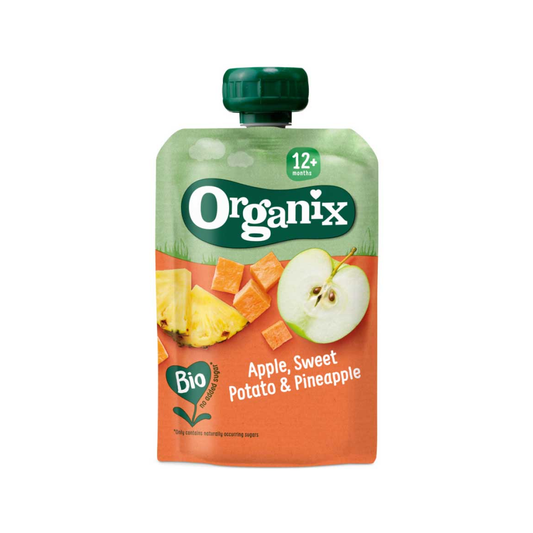 Organix Apple, Sweet Potato & Pineapple Puree 100 g - Organic Shop USA