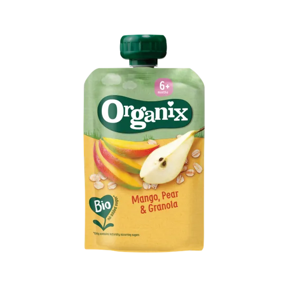 Organix Mango, Pear & Granola Puree 100 g - Organic Shop USA