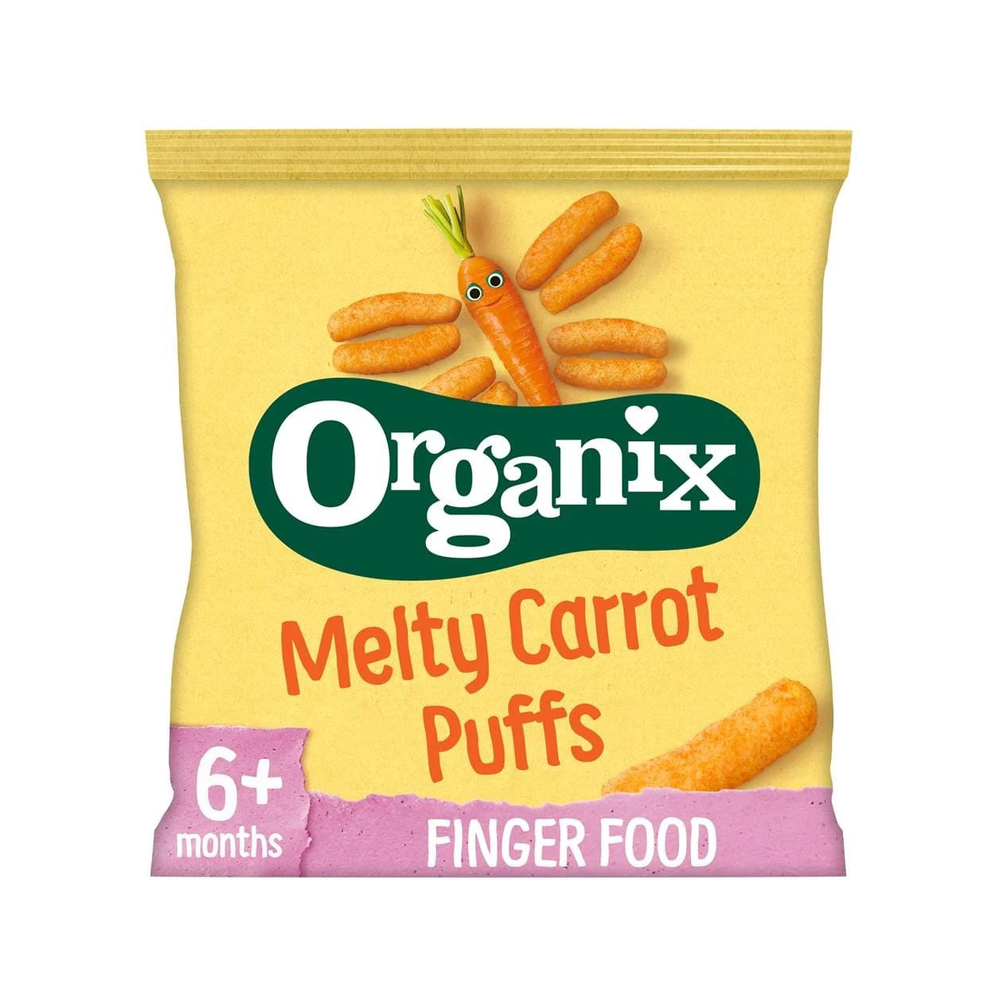 Organix Melty Carrot Puffs 20 g - Organic Shop USA