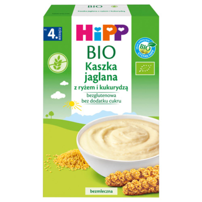 HiPP Millet with Rice and Corn Organic Baby Cereal 200 g (DA30400) DE